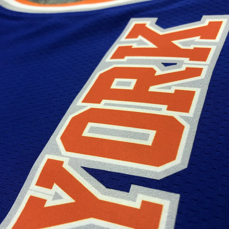 New York Knicks Basketball Jersey Blue #7 ANTHONY