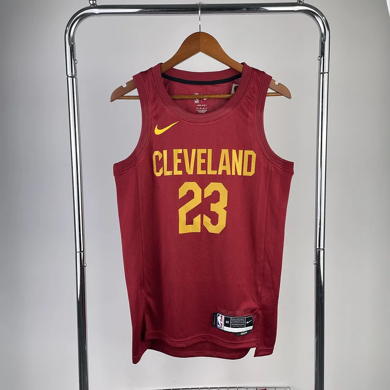 2023 Cleveland Cavaliers Basketball Jersey Aawy #23 JAMES