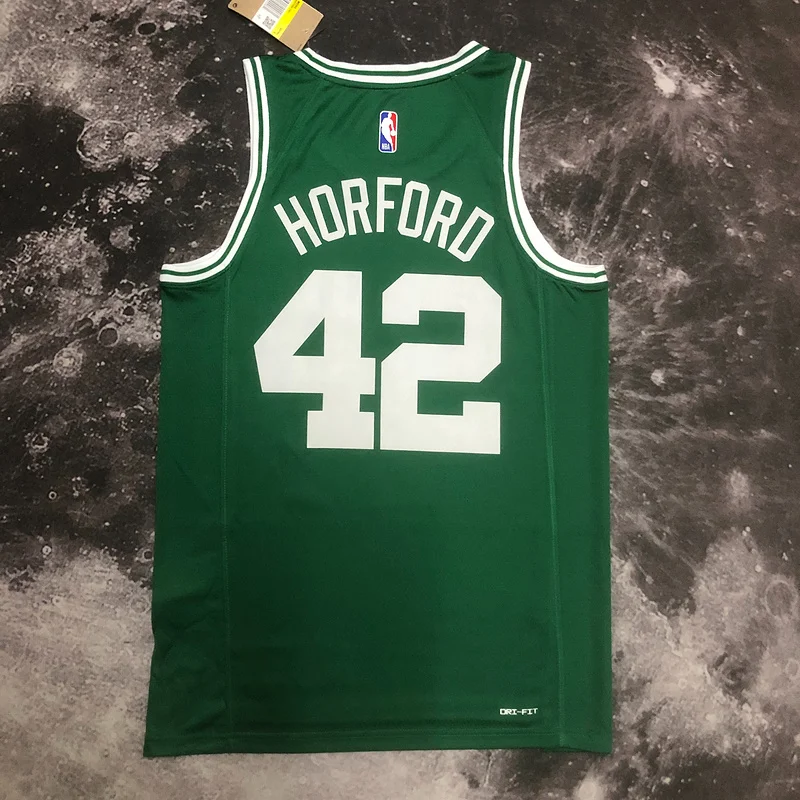 2023 Season NBA Boston Celtics Basketball Jersey Green #42 HORFORD