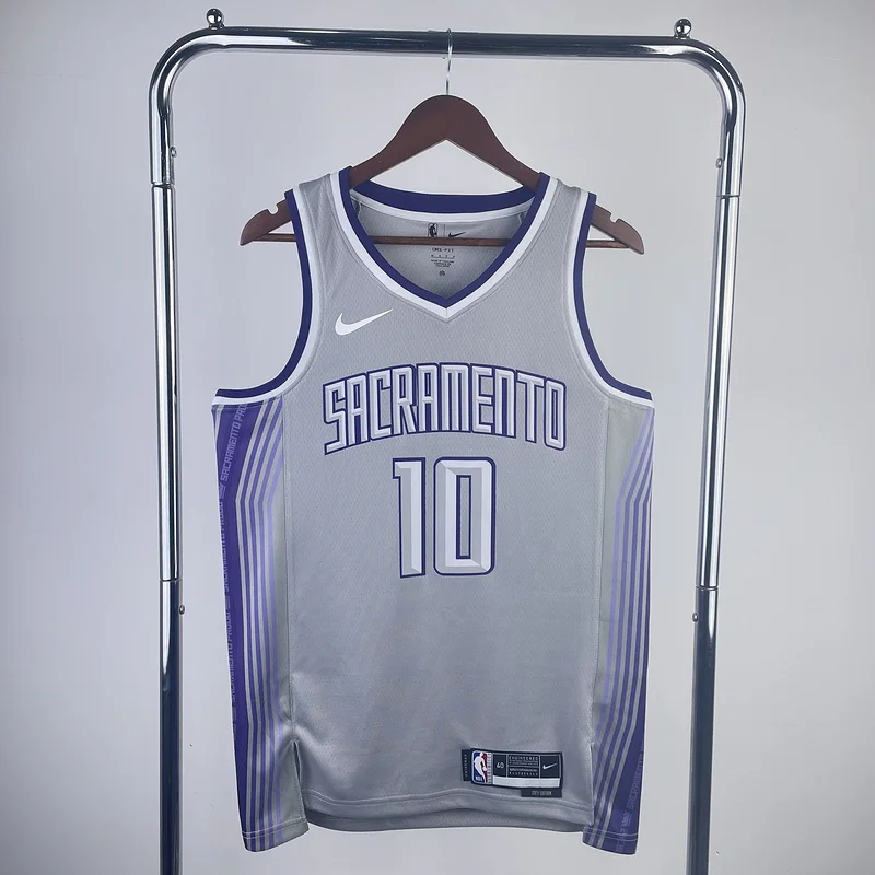 2023 Sacramento Kings Basketball Jersey city version #10 SABONIS