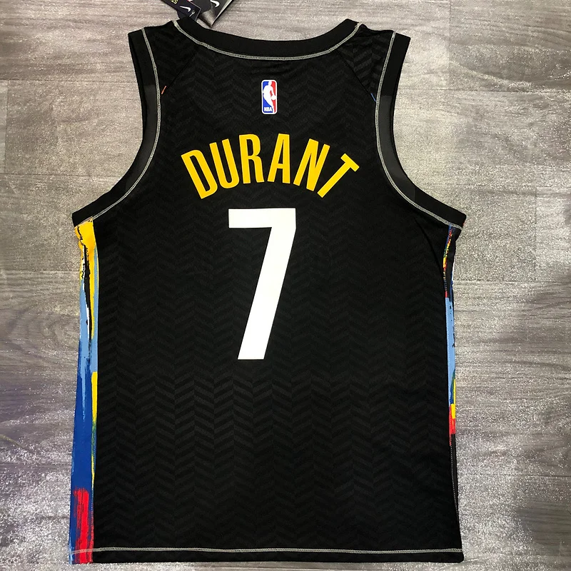 2021 Season Brooklyn Nets Basketball jersey city version Graffiti model #7 DURANT