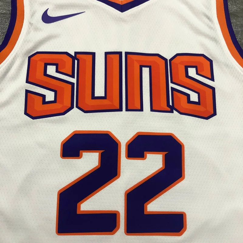 NBA Phoenix Suns Basketball jersey White #22 AYTON