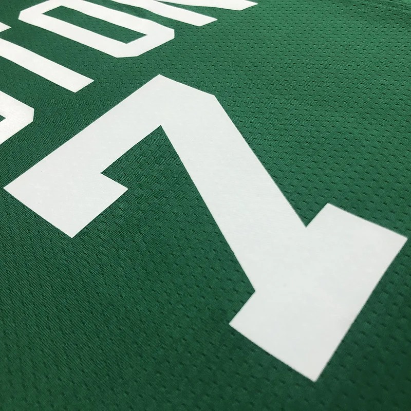 75th anniversary NBA Boston Celtics Basketball Jersey Green #7 BROWN