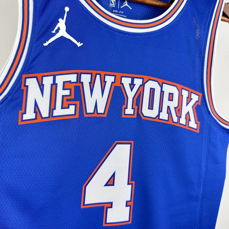 2021 New York Knicks Basketball Jersey trapeze limited #4 ROSE