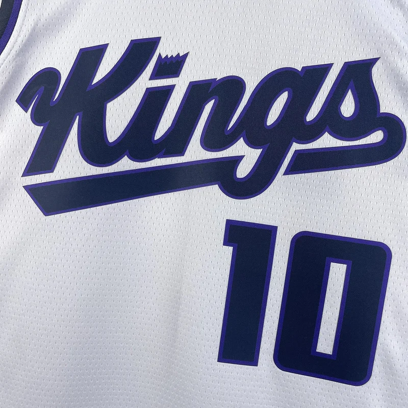 2024 Sacramento Kings Basketball Jersey Home White #10 SABONIS