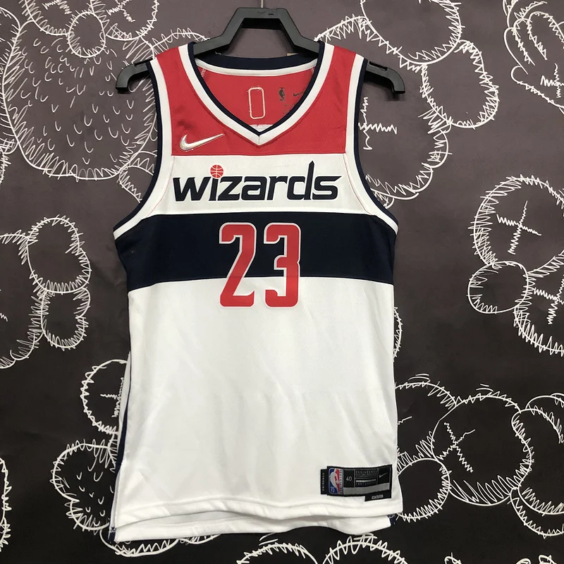 75th anniversary Washington Wizards Basketball Jersey White #23 JORDAN