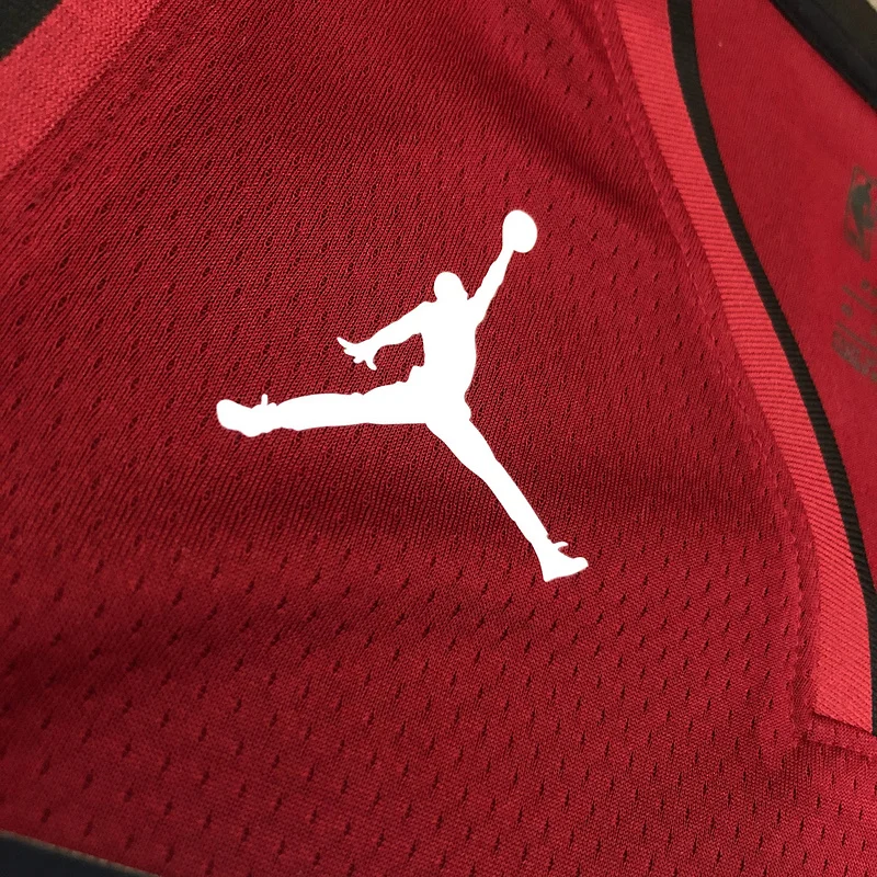 2021 Season NBA Miami Heat basketball jersey Jordan V-neck maroon red #3 WADE