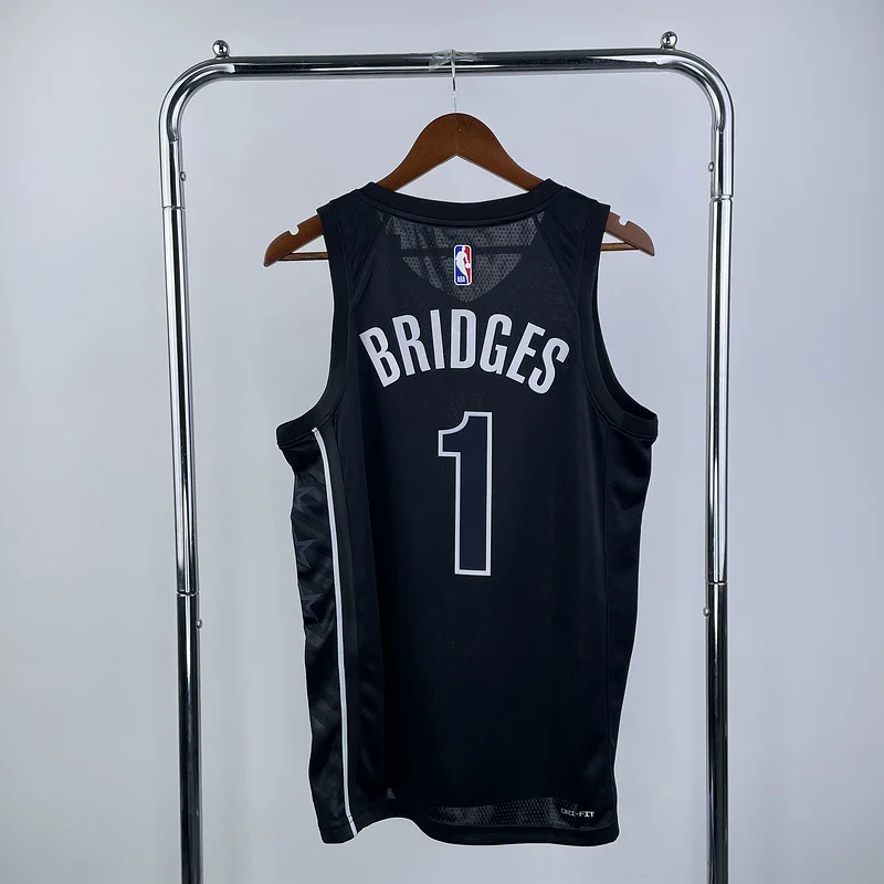 2023 Season Brooklyn Nets Basketball jersey Flyer style limited #1 BRIDGES