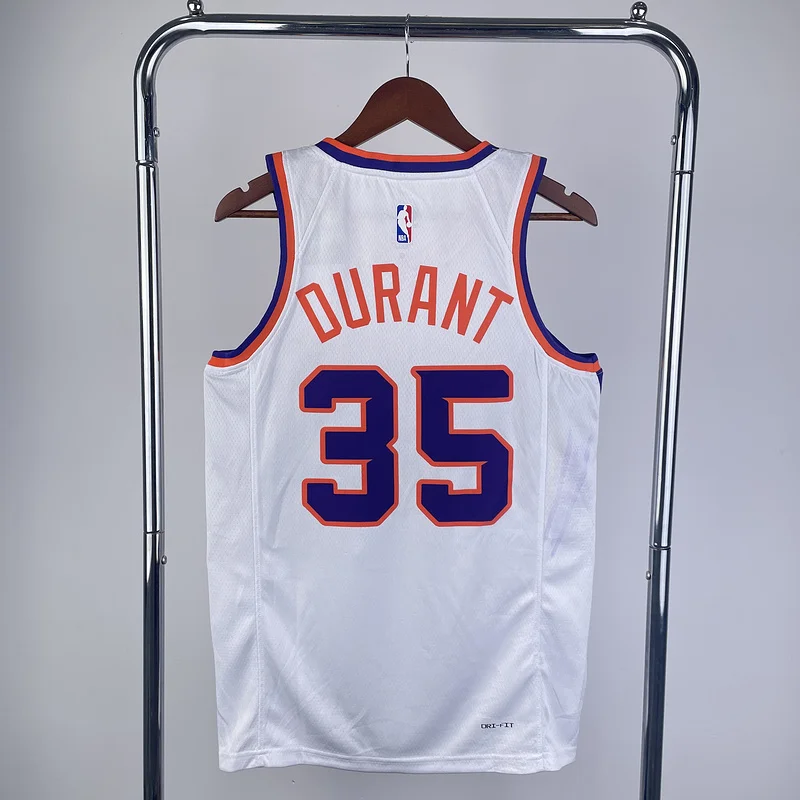 2023 Season NBA Phoenix Suns Basketball jersey White #35 DURANT