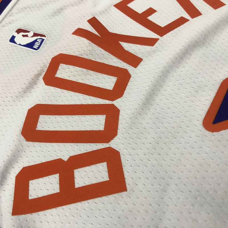 NBA Phoenix Suns Basketball jersey White #1 BOOKER