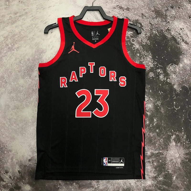 2023 NBA Toronto Raptors Basketball Jersey trapeze limited #23 VANVLEET