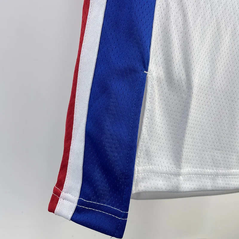 2023 Detroit Pistons Basketball Jersey White #1 IVERSON