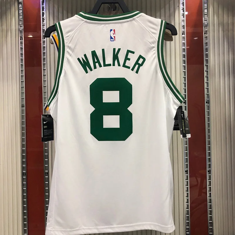 NBA Boston Celtics Basketball Jersey Retro White #8 WALKER