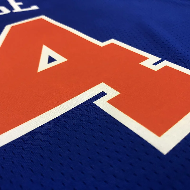 New York Knicks Basketball Jersey Blue #4 ROSE