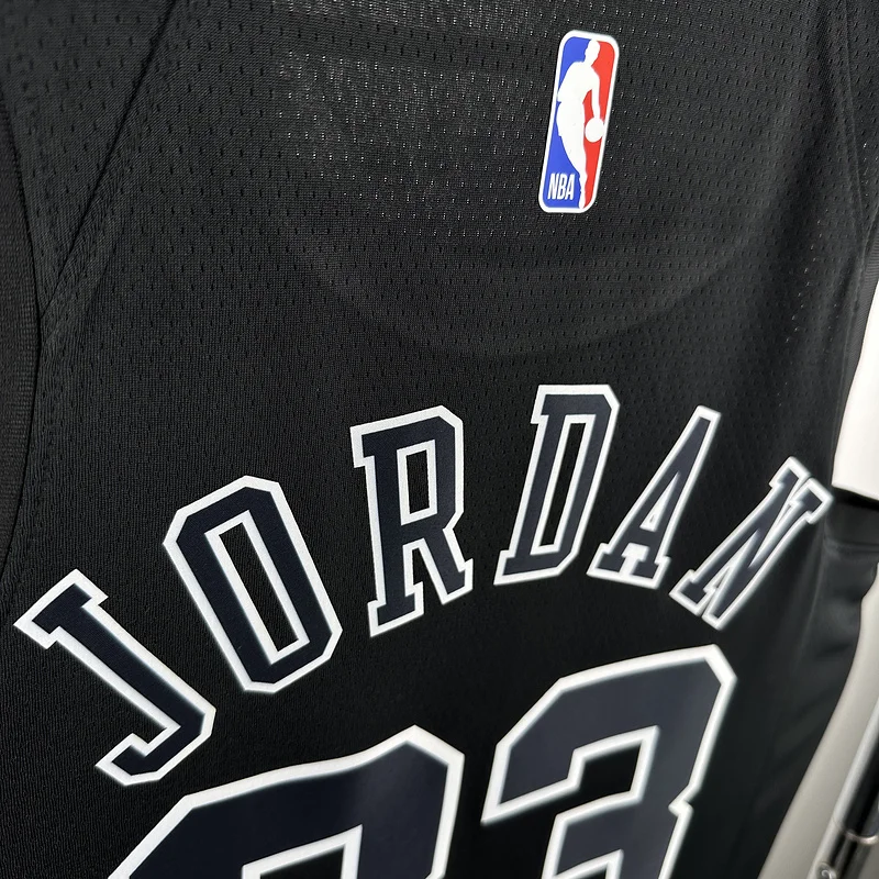 NBA Chicago Bulls Basketball jersey black Honor version #23 Jordan