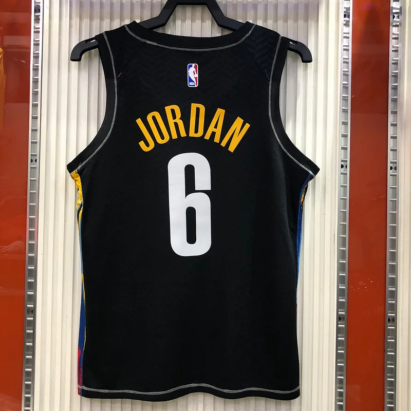 2021 Season Brooklyn Nets Basketball jersey city version Graffiti model #9 Jerome Jordan