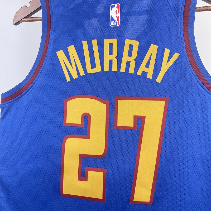 2023 Season NBA Denver Nuggets Basketball jersey trapeze limited #27 MURRAY