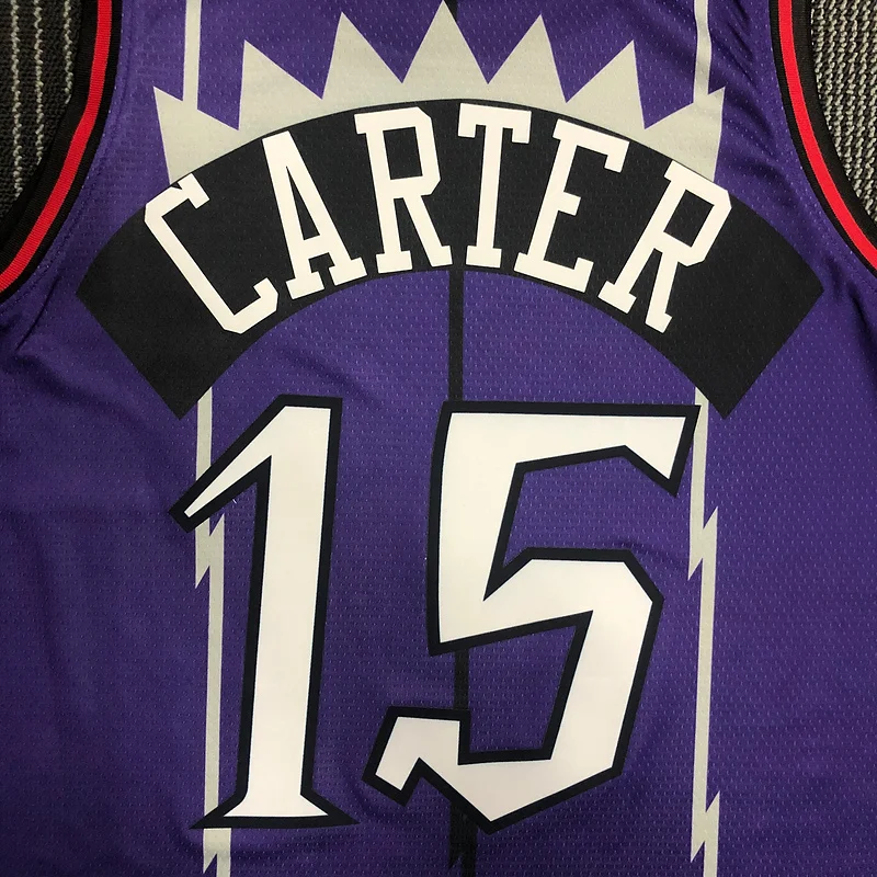 NBA Toronto Raptors Basketball Jersey Retro Purple #15 CARTER