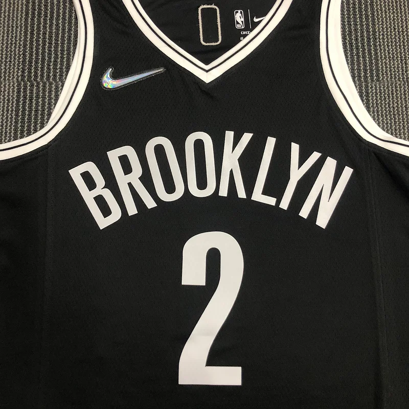 75th anniversary Brooklyn Nets Basketball jersey Black #2 GRIFFIN