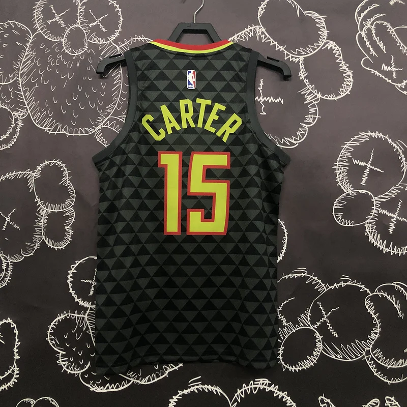 NBA Atlanta Hawks Basketball Jersey black #15 CARTER