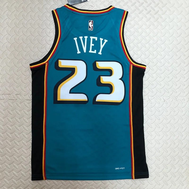 2023 Detroit Pistons Basketball Jersey Retro #23 IVEY