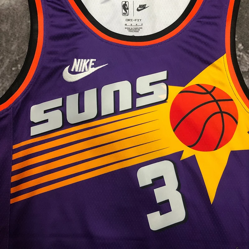 2023 Season NBA Phoenix Suns Basketball jersey Retro #3 PAUL