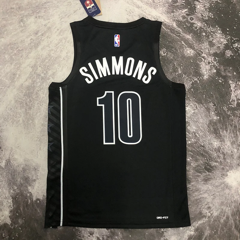 2023 Season Brooklyn Nets Basketball jersey Flyer style limited #10 SIMMONS