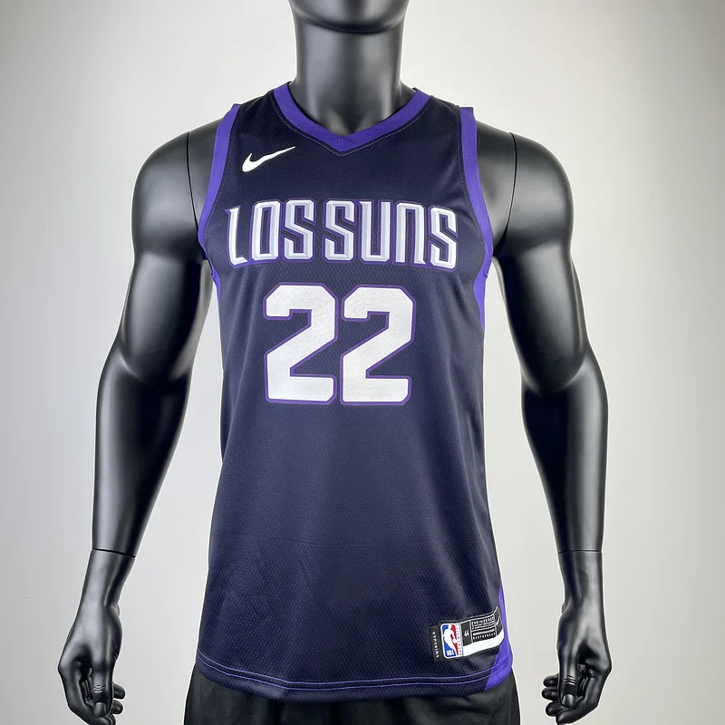 2018 Season NBA Phoenix Suns Basketball jersey city version #22 AYTON