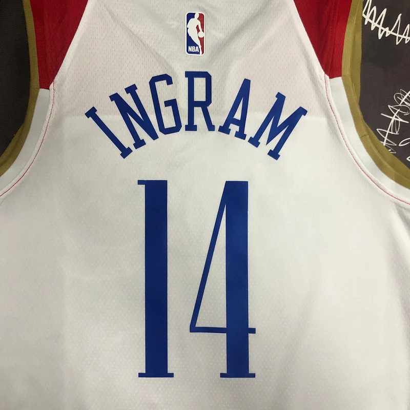 2020 New Orleans Pelicans Basketball jersey  city version  #14  INGRAM