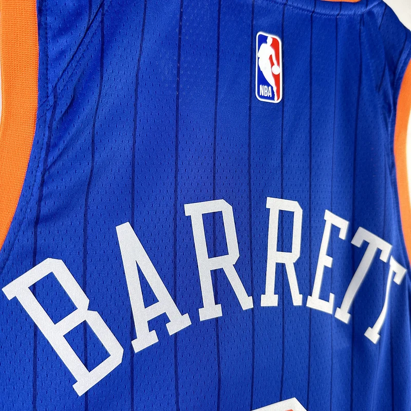 2024 New York Knicks Basketball Jersey city version #9 BARRETT