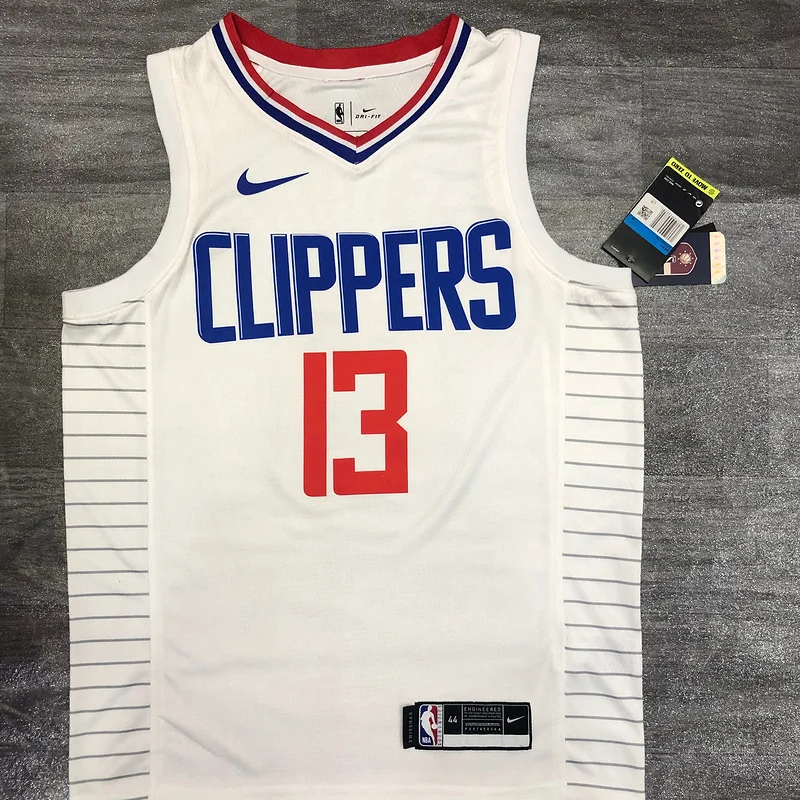 2020 Season NBA Los Angeles Clippers Basketball jersey  limited  White #13   GEORGE