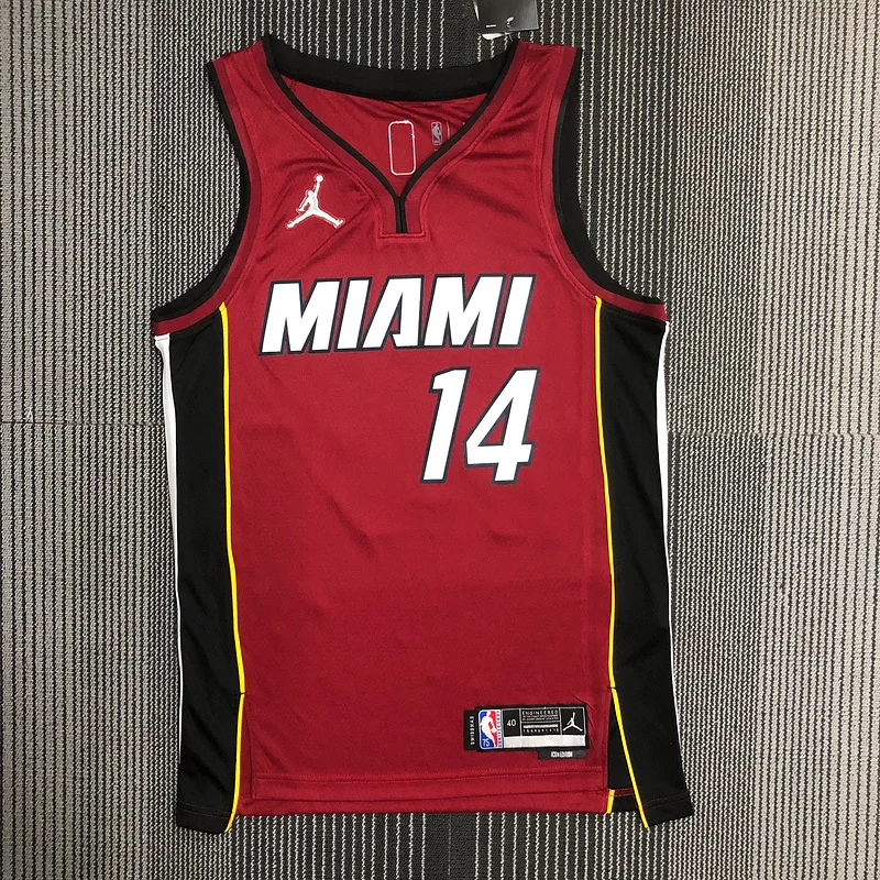 75th anniversary NBA Miami Heat basketball jersey trapeze limited #14 HERRO