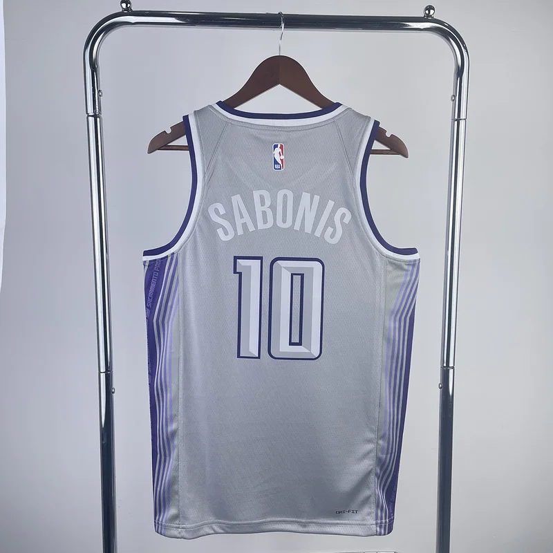 2023 Sacramento Kings Basketball Jersey city version #10 SABONIS