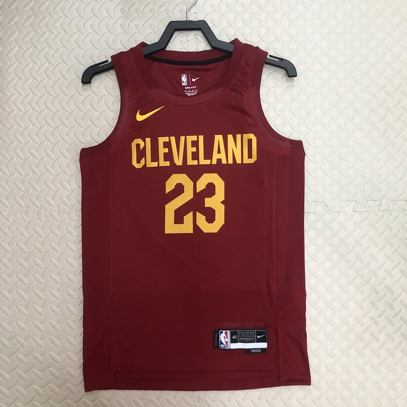 2023 Cleveland Cavaliers Basketball Jersey Aawy #23 JAMES