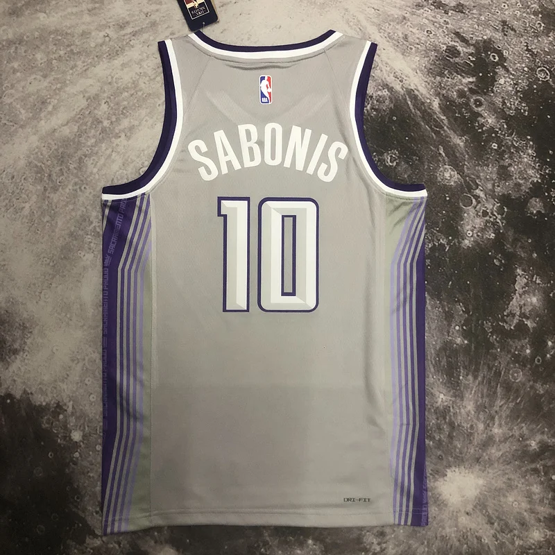 2023 Sacramento Kings Basketball Jersey city version #10 SABONIS