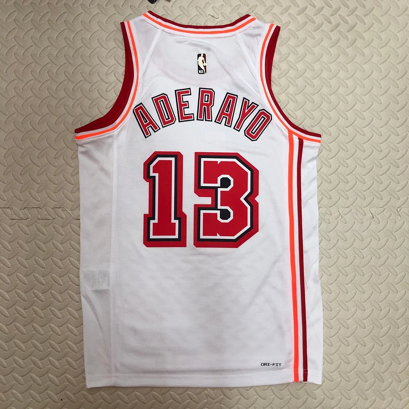 2023 SeasonNBA Miami Heat basketball jersey Retro #13 ADEBAYO