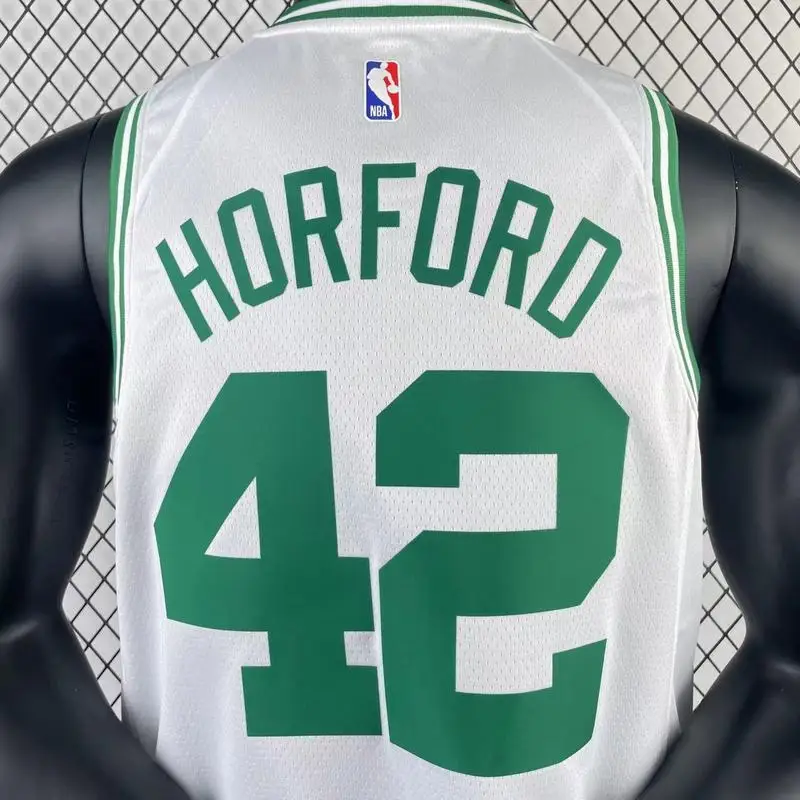 2023 Season NBA Boston Celtics Basketball Jersey White #42 HORFORD