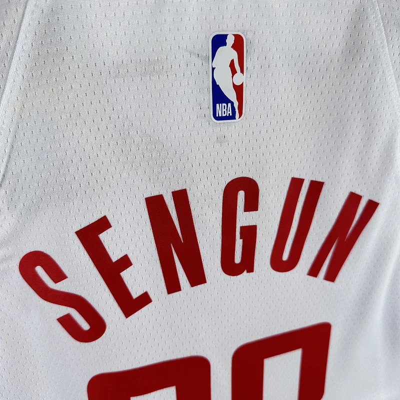 2023 Houston Rockets Basketball Jersey Home White #28 SENGUN