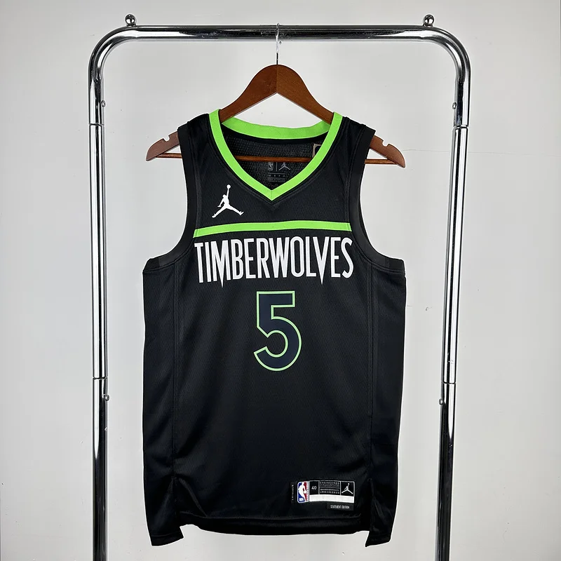 2023 Minnesota Timberwolves Basketball Jersey trapeze limited #5 EDWARDS