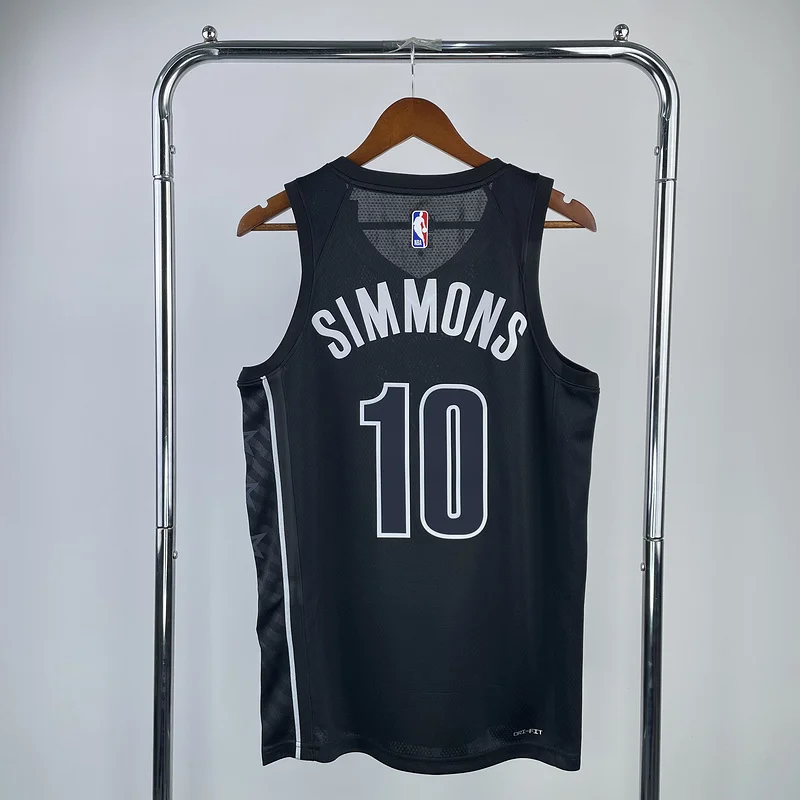 2023 Season Brooklyn Nets Basketball jersey Flyer style limited #10 SIMMONS