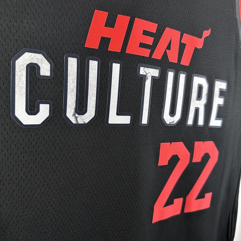 2024 Season NBA Miami Heat basketball jersey city version #22 BUTLER