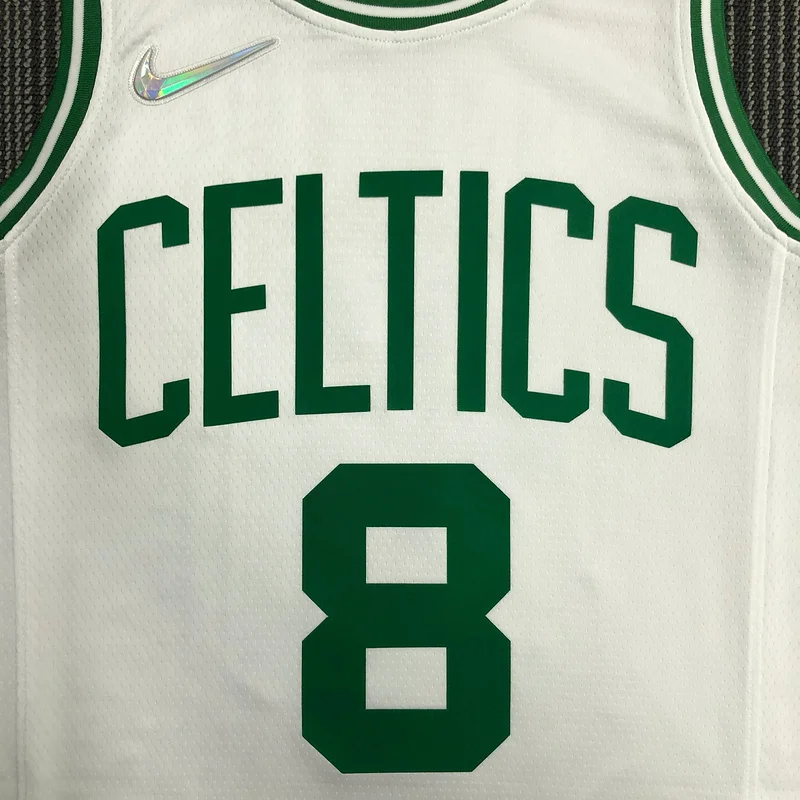 75th anniversary NBA Boston Celtics Basketball Jersey White #8 WALKER