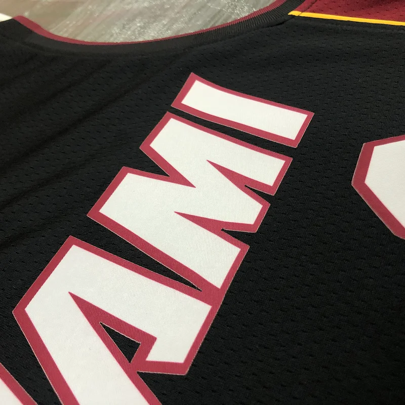 NBA Miami Heat basketball jersey V-neck Black #6 JAMES