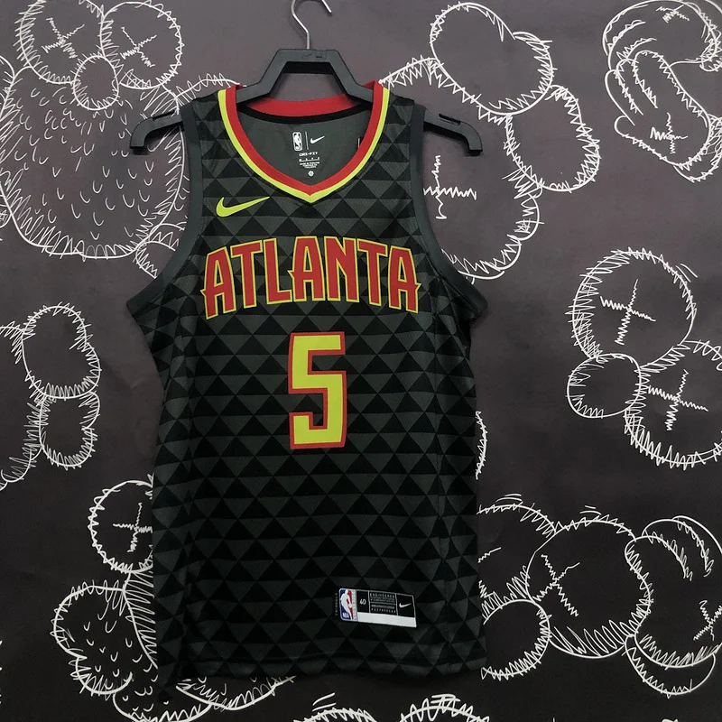 NBA Atlanta Hawks Basketball Jersey black #5 MURRAY