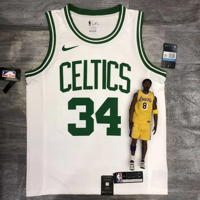 NBA Boston Celtics Basketball Jersey Retro White #34 PIERCE