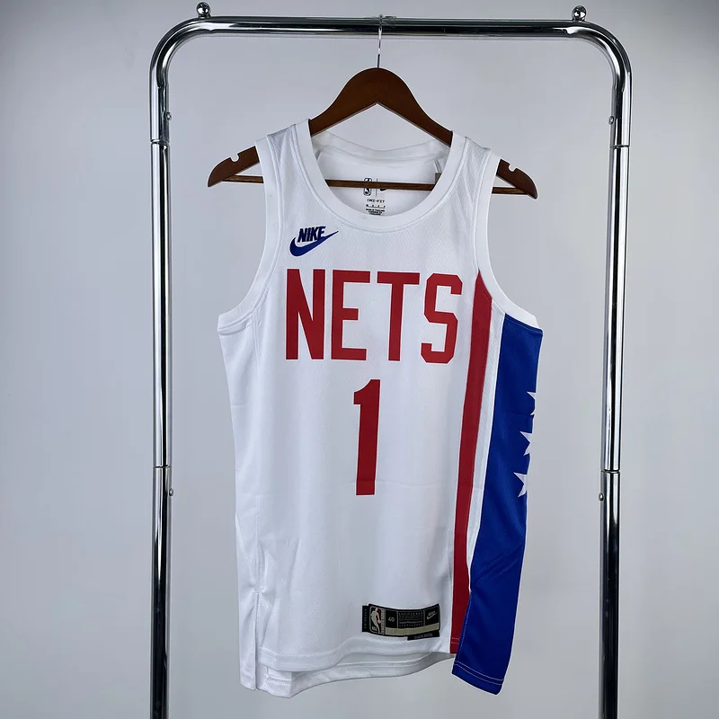 2023 Season Brooklyn Nets Basketball jersey Retro #1 BRIDGES