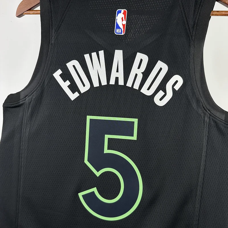 2023 Minnesota Timberwolves Basketball Jersey trapeze limited #5 EDWARDS