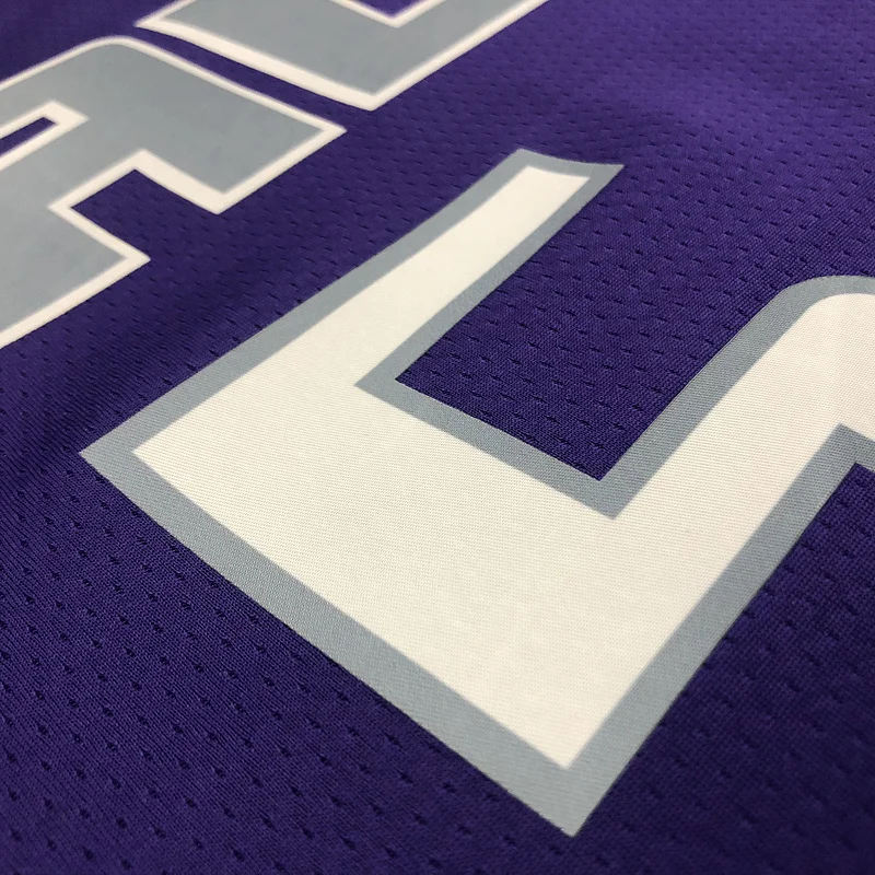 75th anniversary Sacramento Kings Basketball Jersey Purple #5 FOX