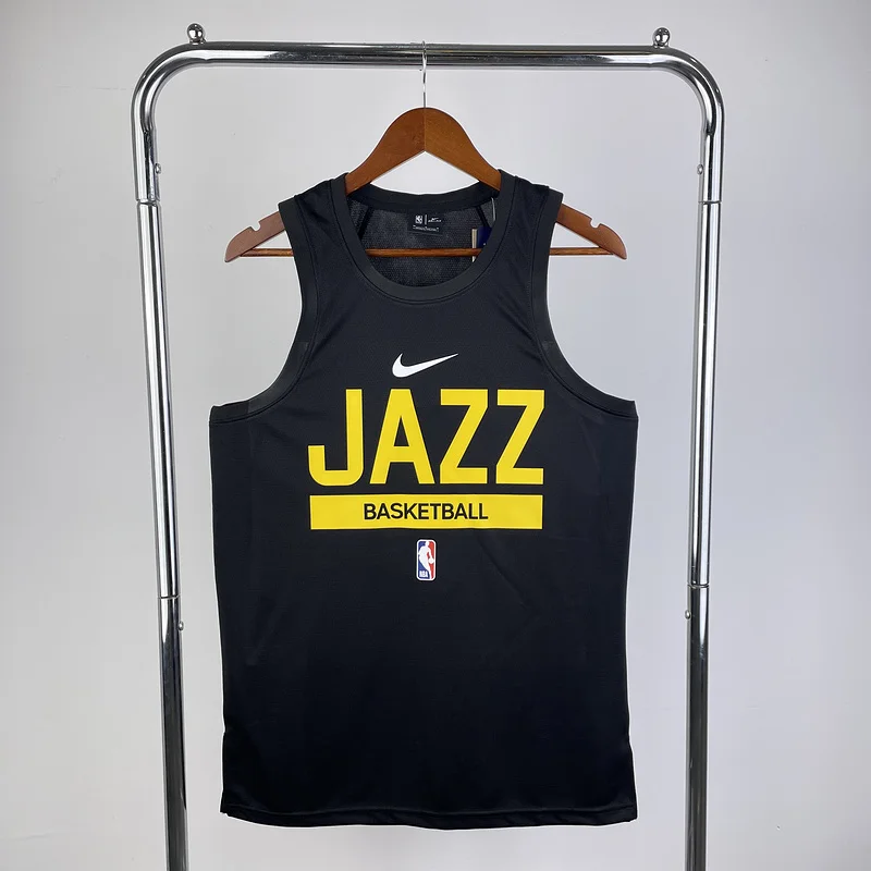 2023 Utah Jazz Basketball Jersey Black training vest