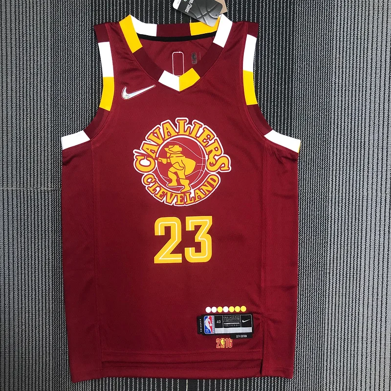 2022 Cleveland Cavaliers Basketball Jersey city version #23 JAMES